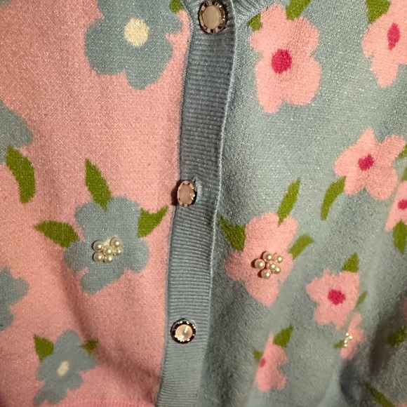 Plus Sized Cider Women’s Cardigan with pearl accents 4x - Picture 2 of 5